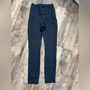 Lululemon Invigorate Heathered Black/Gray High -Waisted Leggings